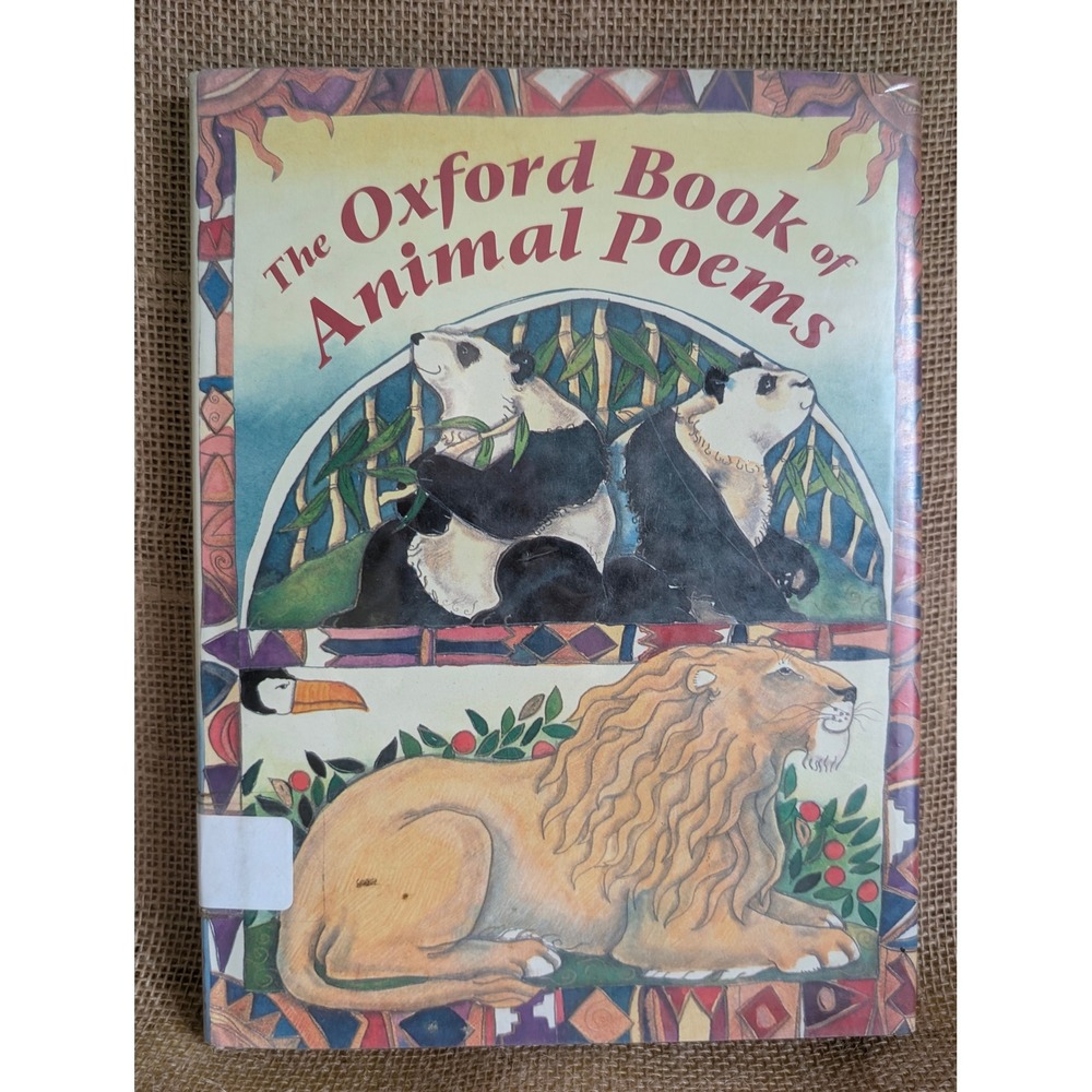 Oxford Book of Animal Poems Michael Harrison Hardcover
